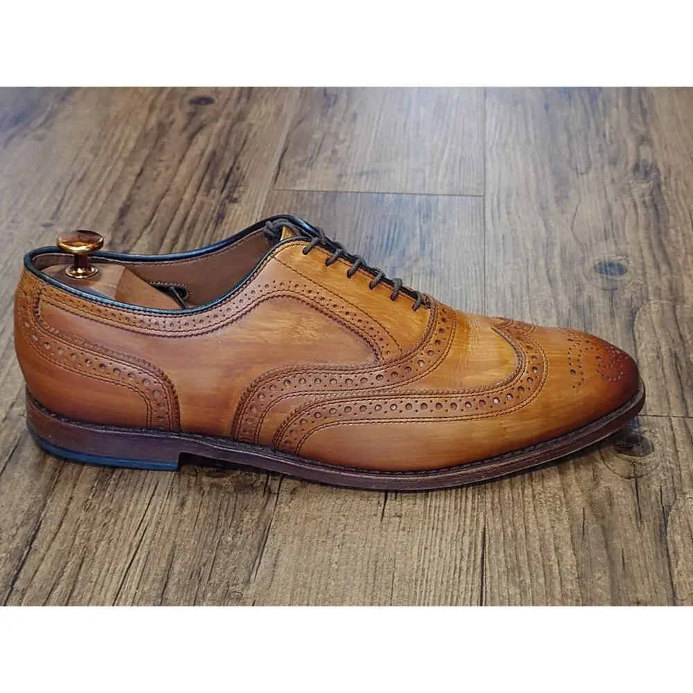 Allen Edmonds McAllister Leather Brogue Oxfords Dress Shoes Size 10.5 E